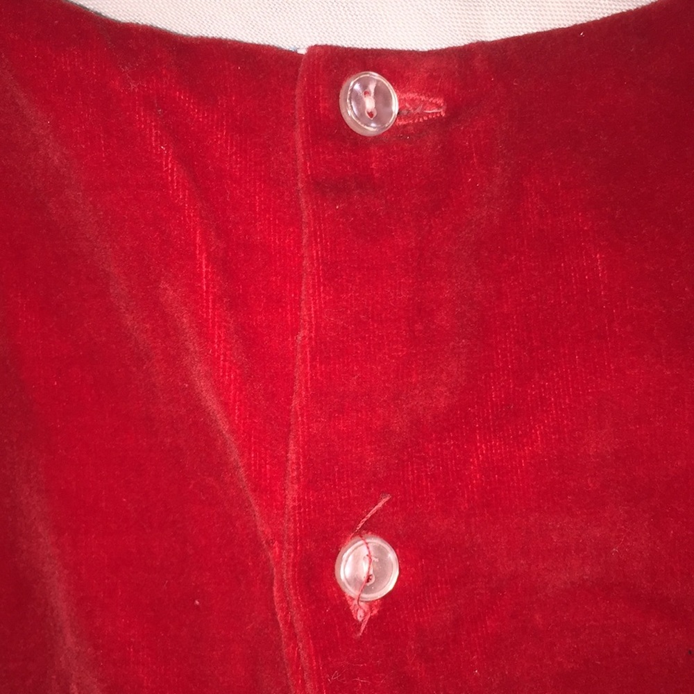 Beautiful Vintage Red Velvet jumper - Picture 5 of 6